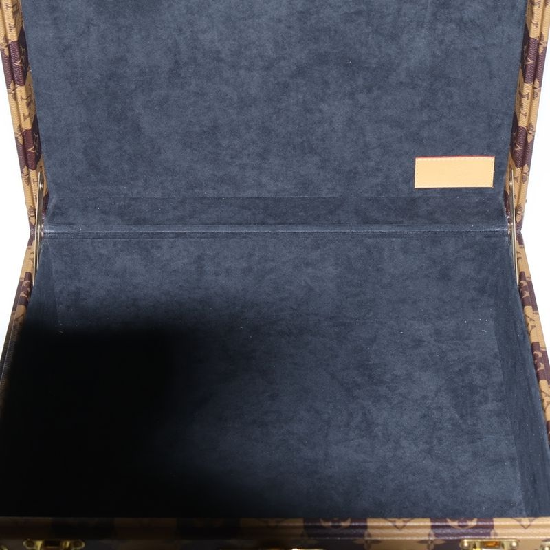 Louis Vuitton LV Nigo Cotoville 40 Monogram Trunk Case Brown Hat