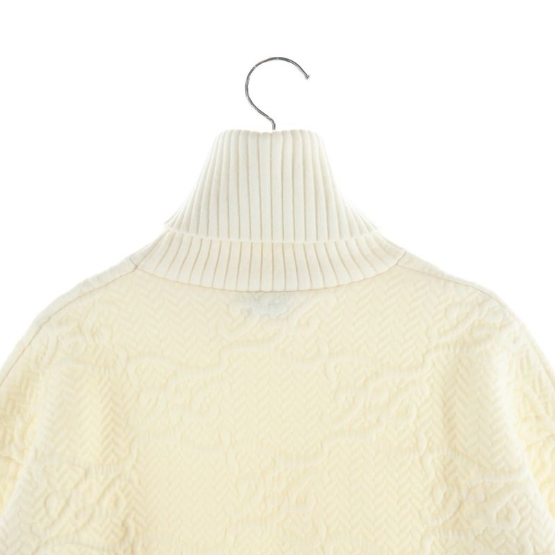Fendi Calligraphy Logo Zucca Knit Sweater