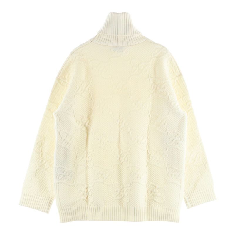 Fendi Calligraphy Logo Zucca Knit Sweater