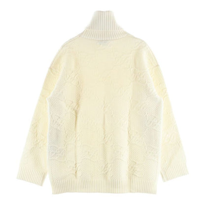 Fendi Calligraphy Logo Zucca Knit Sweater