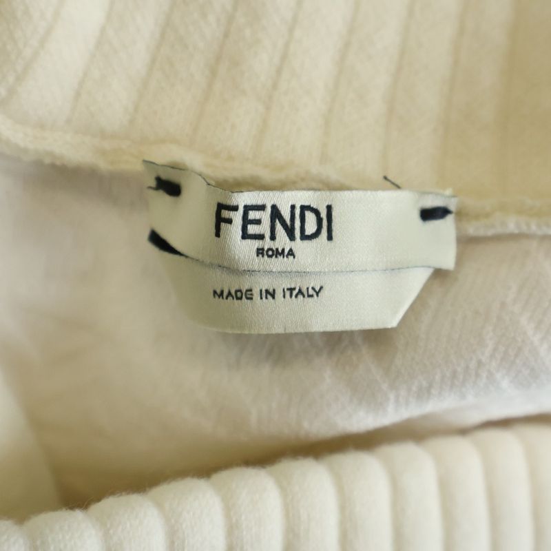 Fendi Calligraphy Logo Zucca Knit Sweater