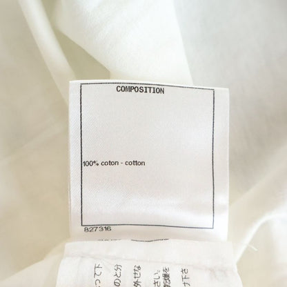 Chanel Front Logo Print Crew Neck Short Sleeve T-Shirt White
