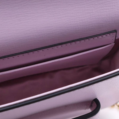Gucci Horsebit Super Mini Leather Chain Shoulder Bag Pink