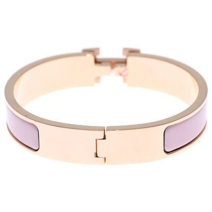 Hermes Clic Clac Hbangle Bracelet Pink Gold