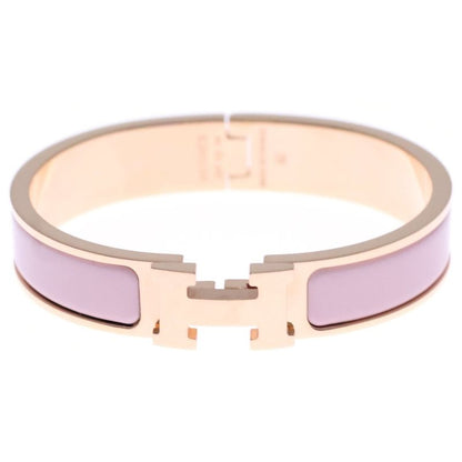 Hermes Clic Clac Hbangle Bracelet Pink Gold