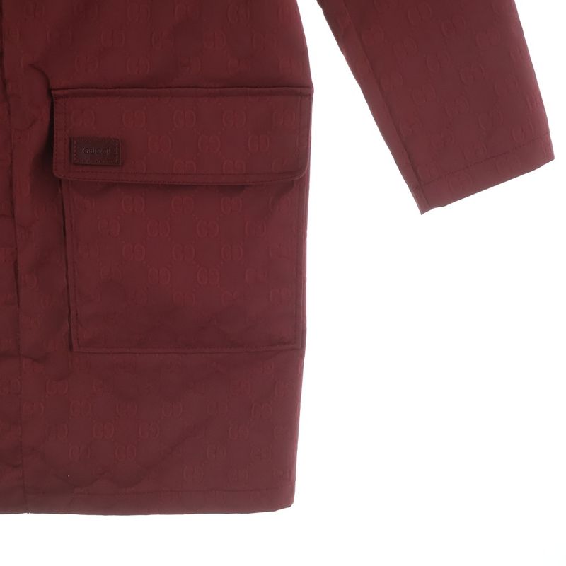Gucci GG Jaguar Oversized Coat Red Xwa 27