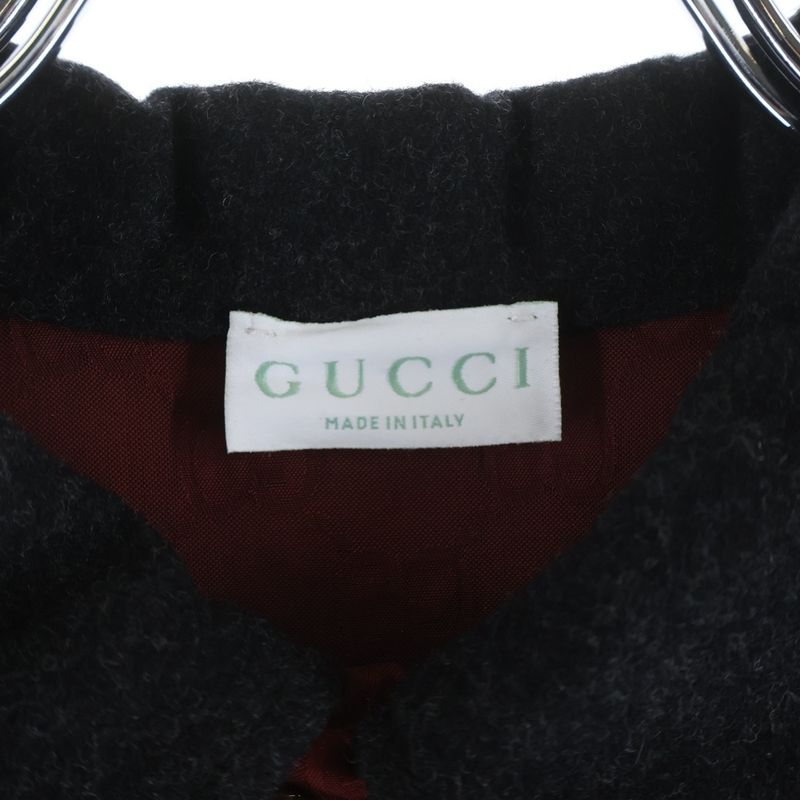 Gucci GG Jaguar Oversized Coat Red Xwa 27