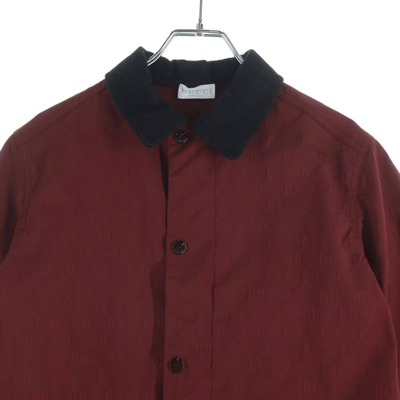 Gucci GG Jaguar Oversized Coat Red Xwa 27