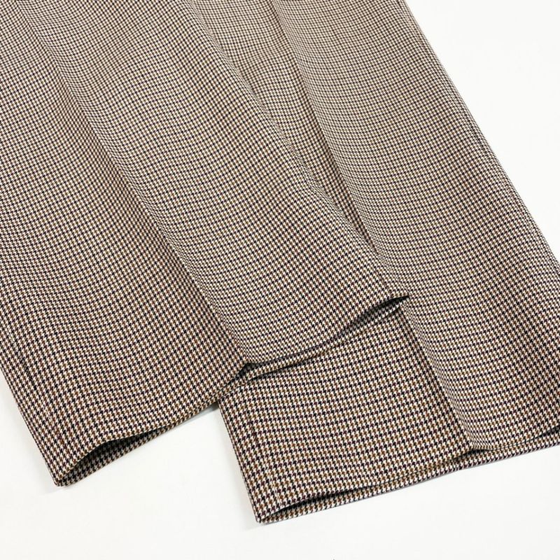 Gucci Ec2 《》 Recent Houndstooth Trousers Pants 48 Brown Wool