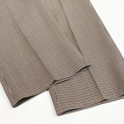 Gucci Ec2 《》 Recent Houndstooth Trousers Pants 48 Brown Wool