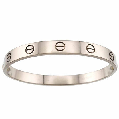 Cartier Love Bracelet 16 18K WG White Gold 750 Bangle