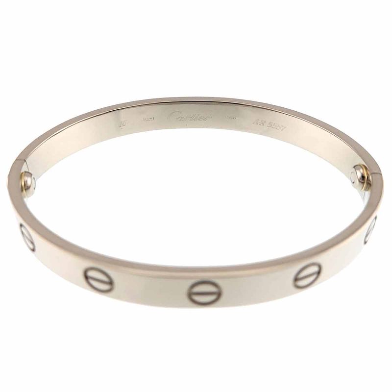 Cartier Love Bracelet 16 18K WG White Gold 750 Bangle
