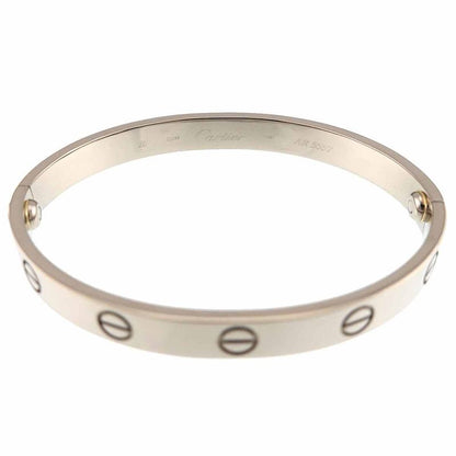 Cartier Love Bracelet 16 18K WG White Gold 750 Bangle