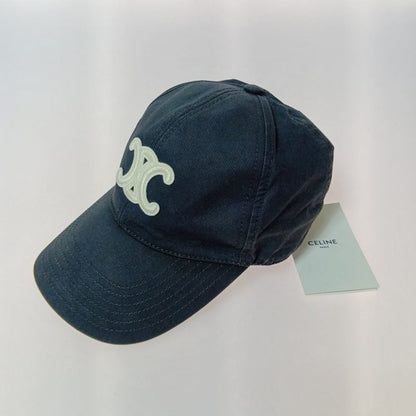 Celine Triomphe Baseball Cap Black