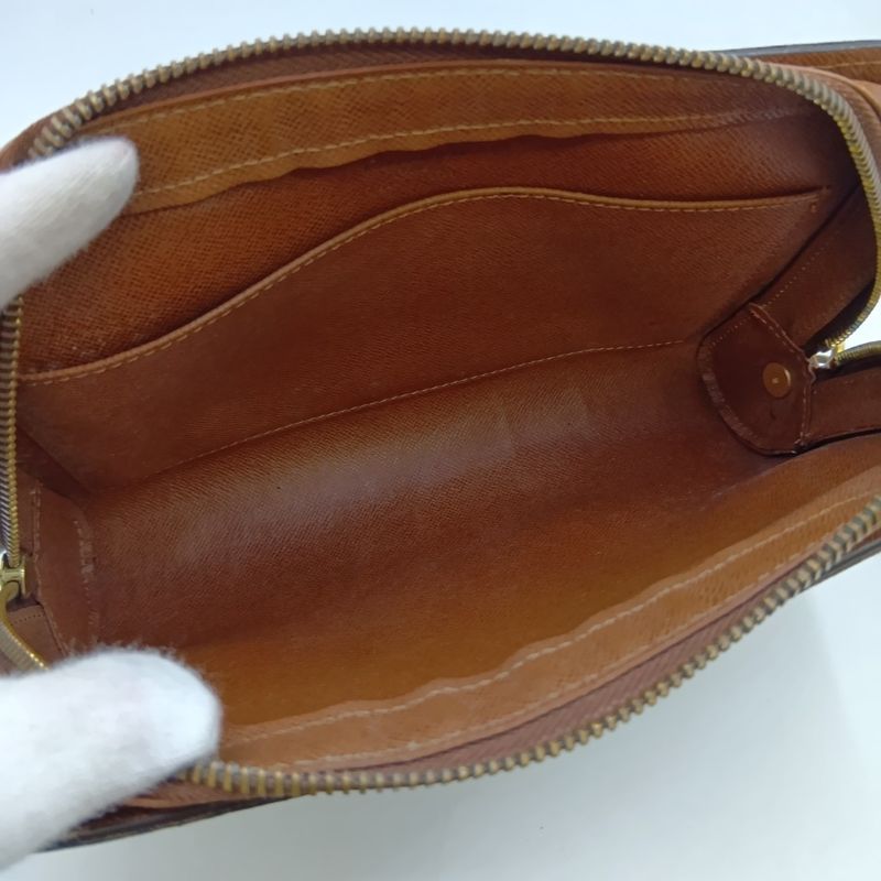 Louis Vuitton Monogram Orcee Second Bag Brown Pocket Sticky