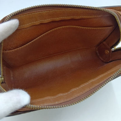 Louis Vuitton Monogram Orcee Second Bag Brown Pocket Sticky