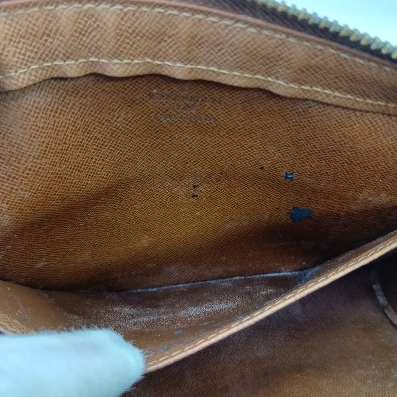 Louis Vuitton Monogram Orcee Second Bag Brown Pocket Sticky
