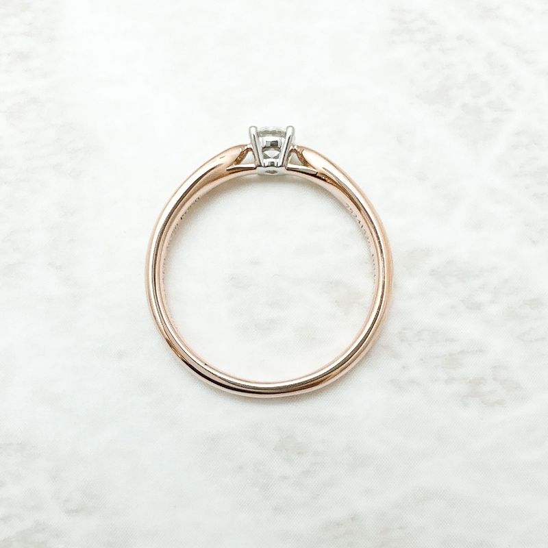Tiffany & Co. Harmony Diamond Pink Gold Platinum Ring