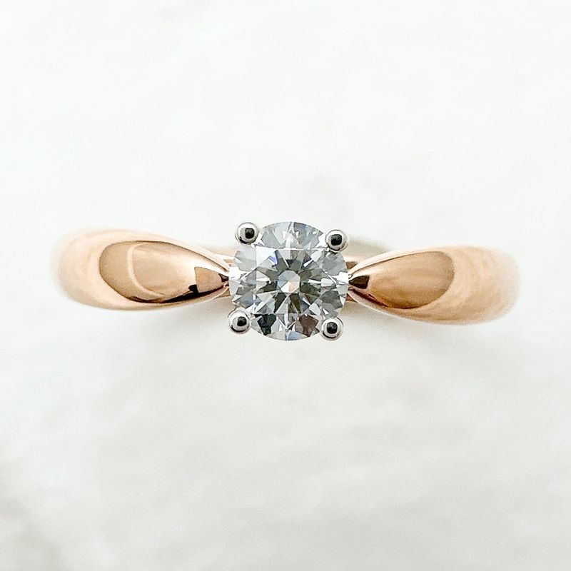 Tiffany & Co. Harmony Diamond Pink Gold Platinum Ring
