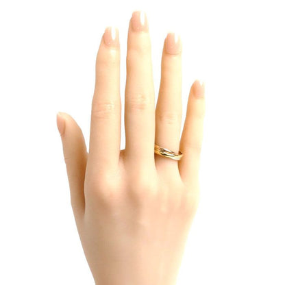 Cartier 18K Yellow Gold PG WG Trinity les Must de Cartier Ring 55