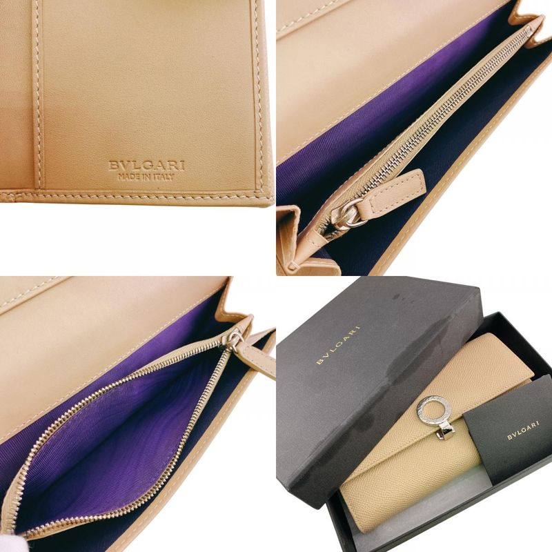 Bvlgari Hook Bifold Logo Clip Wallet
