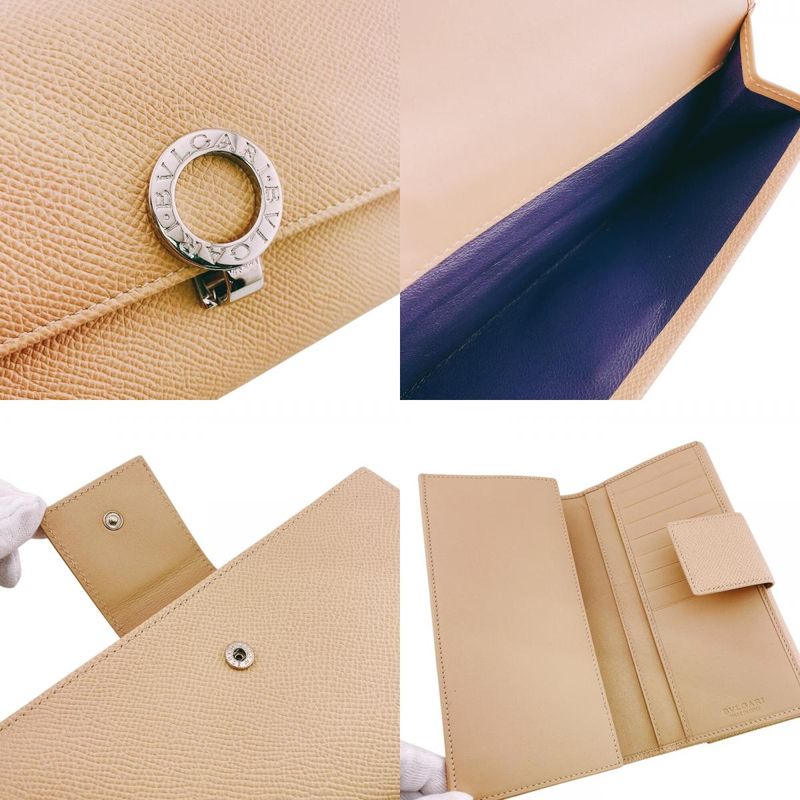 Bvlgari Hook Bifold Logo Clip Wallet