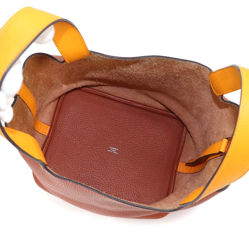 Hermes Picotin Lock Touch MM Hand Bag Taurillon Clemence Swift Cuibre Joanne