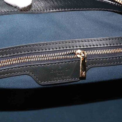 Louis Vuitton Monogram Mini Cabas Mezzo Personal Tote Blue Gold