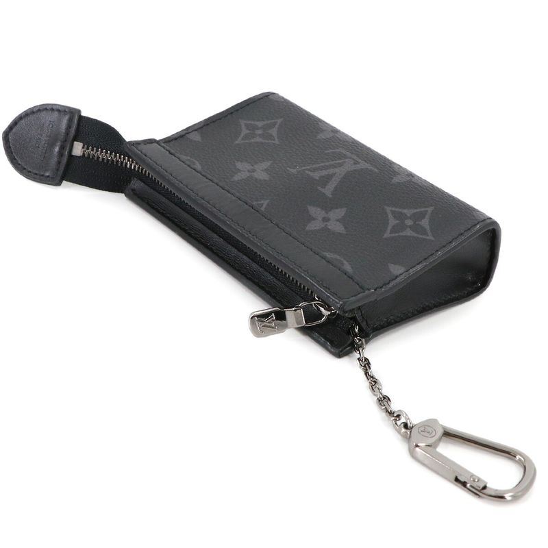 Louis Vuitton Monogram Eclipse Pochette Cles Vawayage Coin Case