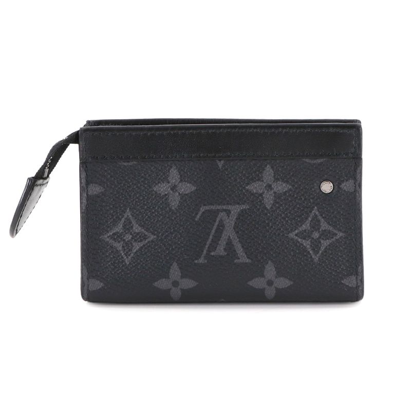 Louis Vuitton Monogram Eclipse Pochette Cles Vawayage Coin Case