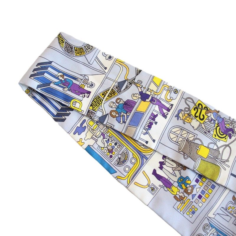 Hermes Twilly Maison de Carre Silk Blue