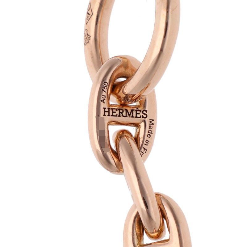 Hermes Chaine D'ancre TPM Pink Gold Bracelet