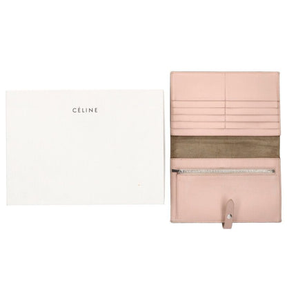Celine Large Strap Wallet Beige Pink