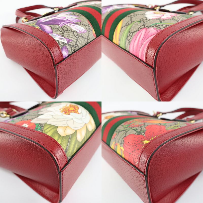 Gucci Flora Small Ophidia Red 2-Way Shoulder Bag
