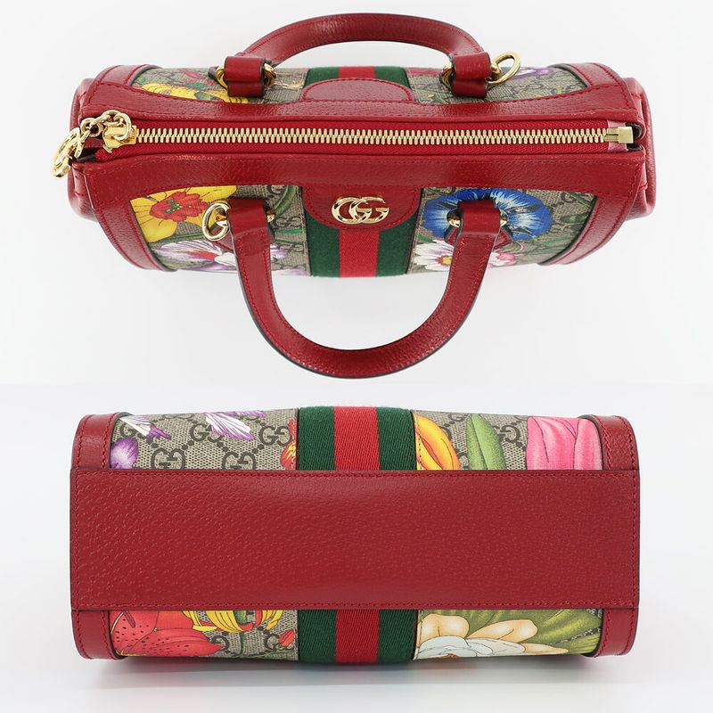 Gucci Flora Small Ophidia Red 2-Way Shoulder Bag