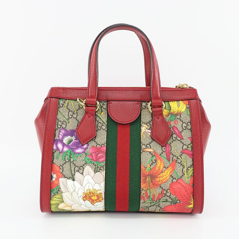 Gucci Flora Small Ophidia Red 2-Way Shoulder Bag