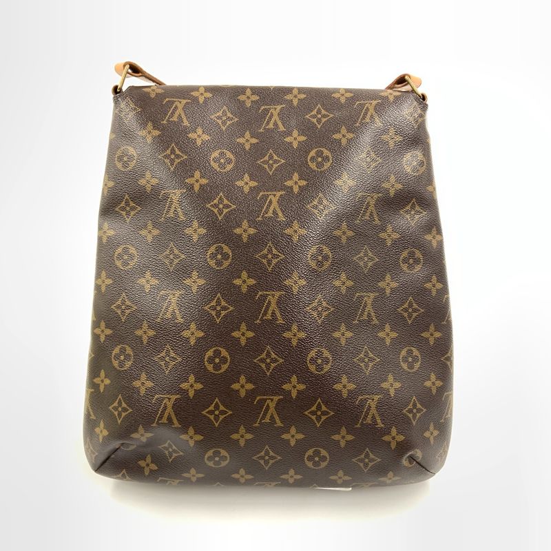 Louis Vuitton Monogram Musette Shoulder Bag Brown