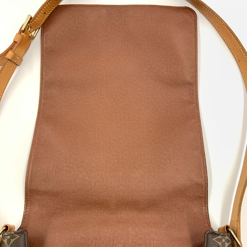 Louis Vuitton Monogram Musette Shoulder Bag Brown
