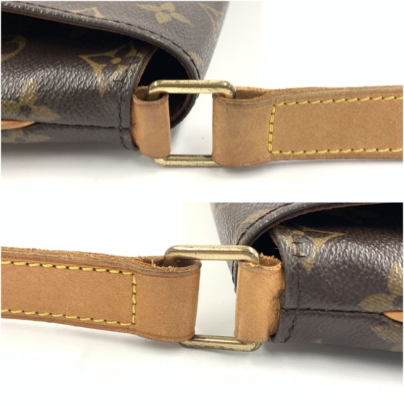 Louis Vuitton Monogram Musette Shoulder Bag Brown