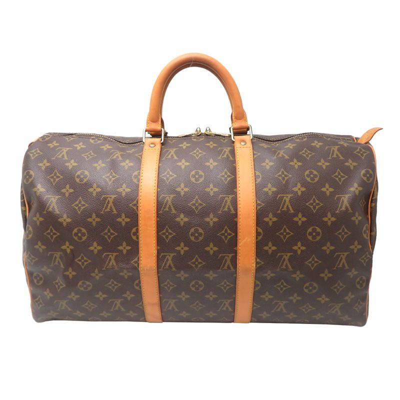 Louis Vuitton Boston Bag Leather Brown