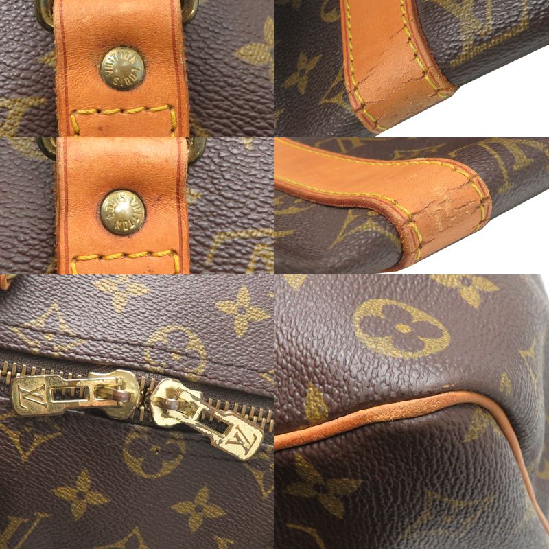 Louis Vuitton Boston Bag Leather Brown