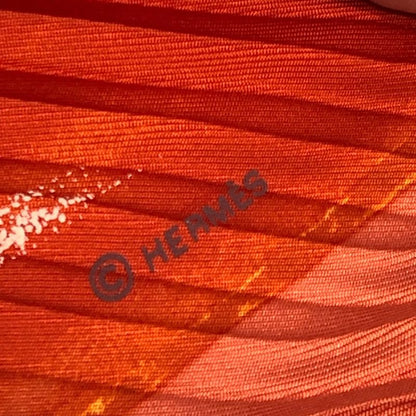Hermes Scarf Smiles in Third Millenary Silk Orange