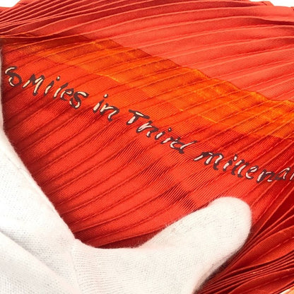 Hermes Scarf Smiles in Third Millenary Silk Orange