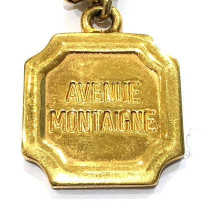 Celine Bracelet Montaigne Logo Charm Metal Gold