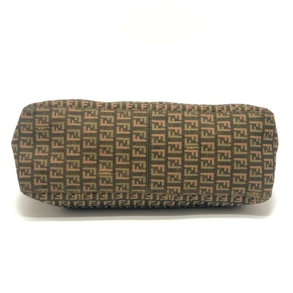 Fendi Handbag Zucca Pattern Zucchino Canvas Khaki