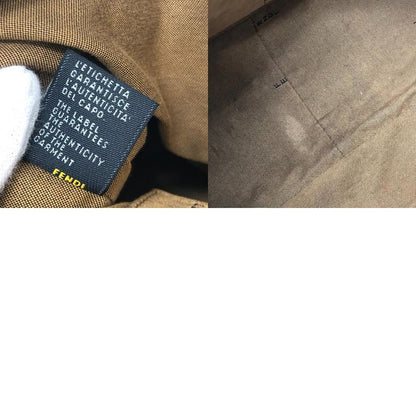 Fendi Handbag Zucca Pattern Zucchino Canvas Khaki