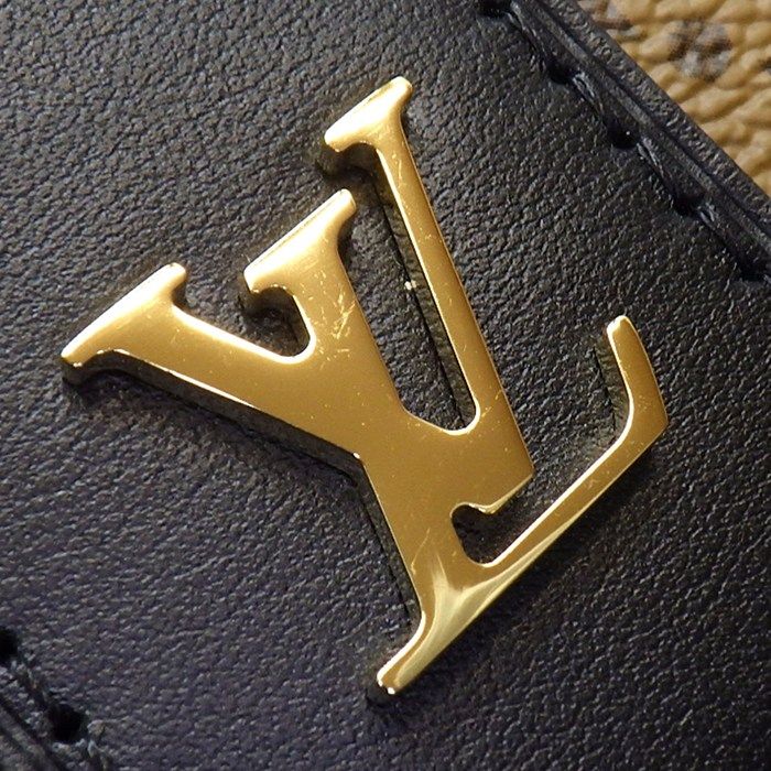 Louis Vuitton Shoulder Bag Atlantis BB Monogram Reverse Canvas Black