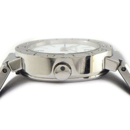 Bvlgari Watch White Dial Date SS Quartz Analog