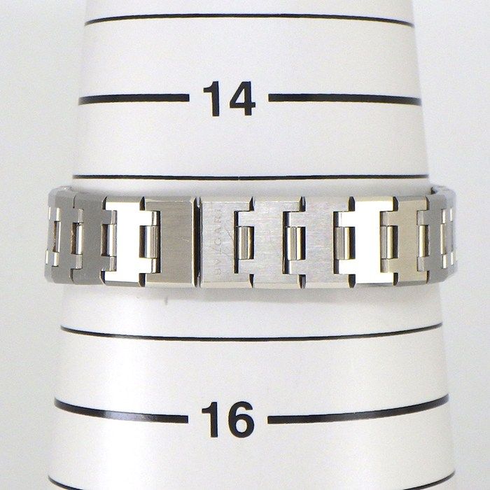 Bvlgari Watch White Dial Date SS Quartz Analog