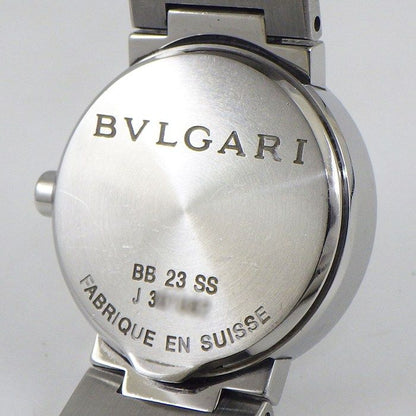 Bvlgari Watch White Dial Date SS Quartz Analog